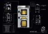 Altuntop Kompakt Konveksiyonel Katlı ve Mayalama Odalı Fırın Elektrikli ATKP40 - 2