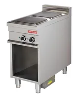 Arisco Elektrikli 2 li Fırınsız Ocak Alt Açık Dolaplı Profesyonel 7 Pozisyonlu Isıtma 42,5x90x90 ER911 / Range / Electric - 2