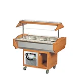 Arisco Soğuk Büfe Saladbar 3 Hazneli Ledli 119x90x87/132 SBM3C - 2