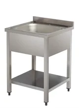 Arisco Tek Evyeli Paslanmaz Tezgah Alt Raflı 60x60x85 SN606D - 2