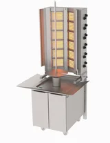 Atalay 12 Radyanlı Gazlı Döner Ocağı Sabit Duvara Monte ADG-12DS - 2