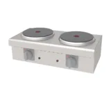 Atalay Set Üstü 2 Pleytli Mini Ocak Elektrikli 60x30x20 AEO-02 - 2