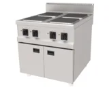Atalay 4 Pleytli Elektrikli Ocak Alt Dolaplı 80x90x85 cm AEO-890 - 2