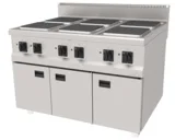 Atalay 6 Pleytli Elektrikli Ocak Alt Dolaplı 120x90x85 cm AEO-1290 - 2