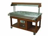 Atalay Elektrikli Saladbar 4 Küvet Kapasiteli 150x70x140 ASSB-04 - 2