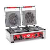 Atalay Elektrikli Waffle Makinası Çiftli Yonca Desenli AWMC-2402 - 2