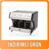 Atalay Türk Kahve Makinesi 3 Cezveli Manuel Elektrikli ATKM-3M - 2