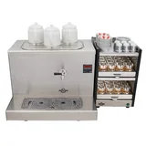 Ateşe Cappadocia Dijital Elektrikli 3 Demlikli Çay Makinesi (INOX CDE3) - 2