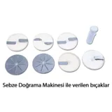 Bosfor Sebze Doğrama Makinesi Set Üstü USD-01 - 3