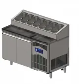 CSA 2 Kapılı Kırıntı Kapılı Pizza Hazırlık Dolabı 141x70x109 Cm CS.TEZ.2.700.KMPK - 2