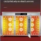Dalle 60 Tepsili Paslanmaz Sebze ve Meyve Kurutma Makinesi Dijital LT-021 - 6