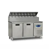 Dampak 2 Kapılı Pizza Hazırlık Buzdolabı 22TBF2S-PA70  150x70x109 - 2