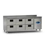 Dampak 6 Çekmeceli Tezgahaltı Buzdolabı 200x60x85 22TBF0S-60.6C - 2