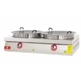 DRN 2 Li Saç Kavurma Ocağı Set Üstü Gazlı ve Lpg Li 120x50x30 Cm DRNSCTS-2 - 2