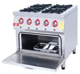 DRN 4 Lü Kuzine 4 Ocak 1 Fırın Gazlı ve Lpg Li 80x84x85 Cm DRNKU-8080 - 2