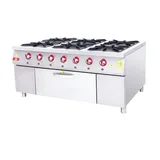 DRN 6 Lı  Kuzine 6 Ocak 1 Fırın Gazlı ve Lpg Li 120x94x85 Cm DRNKU-1290 - 2