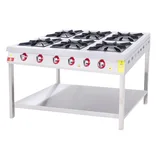 DRN 6 Lı Taban Raflı Ocak Gazlı ve Lpg Li 130x84x85 Cm DRNLOA-6 - 2