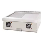 DRN Elektrikli Yarı Oluklu Yarı Düz Pleyt Izgara Set Üstü 80x63x30 cm DRNEI-8060ND - 2