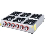 DRN 6 Lı Mini Ocak Set Üstü Gazlı ve Lpg Li 75x55x16 Cm DRNMO-6 - 2