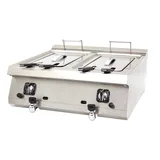 DRN 9+9 Litre Fritöz Gazlı Set Üstü  80x73x30 Cm DRNGF-8070 - 2