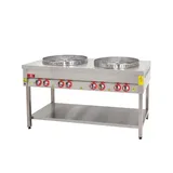 DRN Gazlı Su Böreği Ocağı 2'li Alt Dolaplı 150x70x90 cm DRNSBD-2 - 2