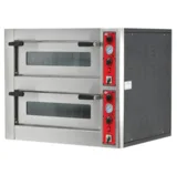 Empero Elektrikli Pizza Fırını Çift Katlı Manuel 8x33 cm Pizza Kapasiteli 96x90x76 cm EMP.8+8 - 2