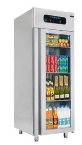 Frenox Dik Tip Camlı Tek Kapılı Derin Dondurucu Snack Seri 70x71x205 cm 430 Kalite BL6-G-R290 - 2