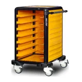 Gastrolley Küvet Taşıma Arabası 14 Raflı İki Yanı + Arka Kapalı 53x78x99 GN 1/1 G.GN.75.S.3 - 2