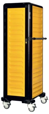 Gastrolley Küvet Taşıma Arabası 29 Raflı İki Yanı Kapalı + Arka Kapalı + Kapılı 53x78x174 G.GN.150.S.4 - 2