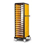Gastrolley Tepsi Taşıma Arabası 15 Raflı İki Yanı Kapalı 57x71x174 G.ST.150.S.2 - 2