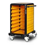 Gastrolley Tepsi Taşıma Arabası 7 Raflı 3 Yanı Kapalı 57x71x99 G.ST.75.S.3 - 2
