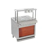 Görkem Elektrikli Yemeklik 1/2 4 Sıcak Self Servis Tezgahı 85x65x85/125 901 - 2