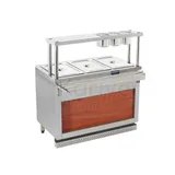 Görkem Yemeklik 1/1 3 Sıcak Self Servis Tezgahı Doğalgazlı 115x65x85/125 908 - 2
