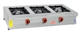 Himaksan 3 Lü Ocak Set Üstü Profesyonel Gazlı Ve Lpg Li 130x50x25 Cm HMK-SOG 1350 - 2