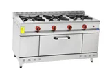 Himaksan 3 Lü Kuzine 3 Ocak 1 Fırın Gazlı Lpg Li 150X60X85 Cm HMK-KZG 1560 - 2