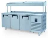İceinox 3 Kapılı Make Up Buzdolabı - Yüksek Ayak PTS-H 515 CR - 2
