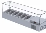 Iceinox Set Üstü Saladbar 5 Küvetli 132x34x45 cm VTP 132 GL - 2