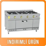 İnoxmaster 3 Lü Kuzine Gazlı ve Lpg Li 150x60x85 Cm İMR-KOG-1560 - 2