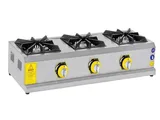 İnoxmaster 3 Lü Ocak Set Üstü Gazlı ve Lpg Li 29x80x14 Cm İMR-MNOG-3 - 2