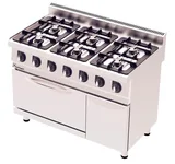 Kalitegaz 6' Lı Gazlı Kuzine Fırını Elektrikli 120x70x90 Cm CO1270G Rinnova - 2
