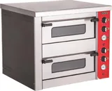 CSA Elektrikli Pizza Fırını Manuel Çift Katlı 4+4x30 cm Pizza Kapasiteli KRCS.PFE.8 - 2