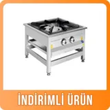 CSA Çift Yanışlı Yer Ocağı Gazlı ve Lpg Li CE Belgeli 60x70x50 cm KRCS.YOG.670 - 2