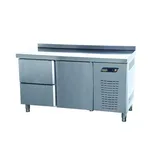Ndustrio Tezgah Tipi 2 Kapılı Buzdolabı 2 Çekmeceli + 1 Kapılı Snack Seri TPS-62-2D - 2