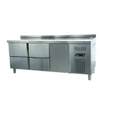 Ndustrio Tezgah Tipi Buzdolabı 4 Çekmeceli + 1 Kapılı Snack Seri TPS-63-4D - 2