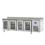 Öztiryakiler TAG 470 NMV Dört Cam Kapılı Tezgah Tip Buzdolabı 224x70x85 79E3.47NMV.01 - 2