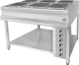 Pimak Elektrikli 8 Gözlü Pleyt Taban Raflı Ayaklı Ocak 200x100x85 cm MX27-8 - 2