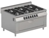 Pimak 6 Gözlü 1 Fırınlı Gazmer Onaylı Kuzine Gazlı LPGLi Ce Belgeli 150x100x85 M015-6 - 2