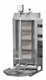 Pimak Üstten Motorlu Döner Ocağı 4 Radyanlı Gazlı LPG Ce Belgeli 47x75x117 cm DO7/M77-1(4P) - 2