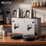 Remta 2 Demlikli Mini Jumbo Çay Makinesi DE15 - 2