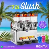 Remta 36 Litre 3'lü İce Slush Soğuk İçecek Makinesi ST27 - 2